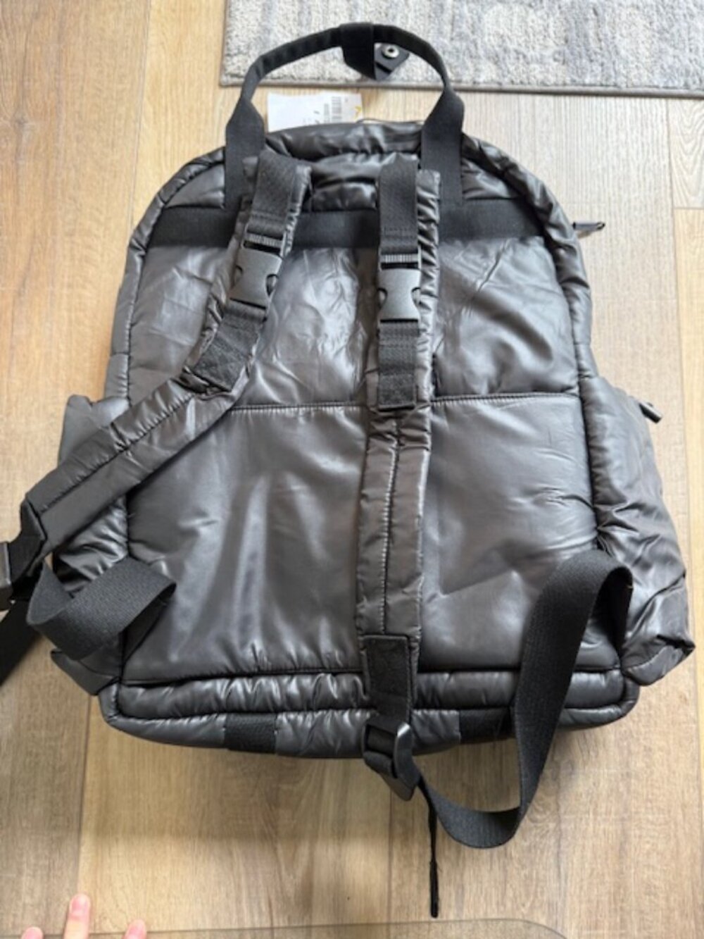 NEW 7am Enfant Black Diaper Bag Backpack - Picture 2 of 2